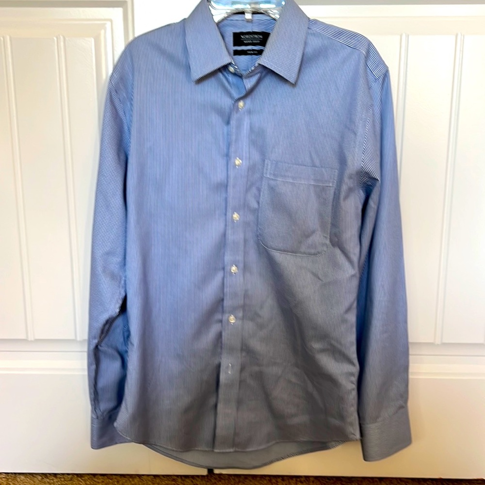 Nordstrom Men’s Dress Shirt Trim Fit 14 1/2 32/33
